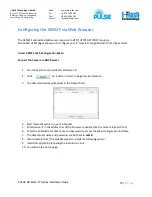 Preview for 10 page of Pulse DSM2F Series User Manual