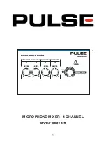 Preview for 1 page of Pulse MMX401 Operating And Maintenance Instructions