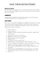 Preview for 2 page of Pulse PA-40 User Instructions