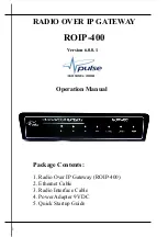 Pulse ROIP-400 Operation Manual preview