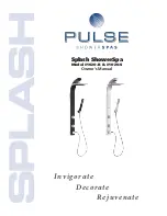 Preview for 3 page of Pulse Splash ShowerSpa 1020-B Manual