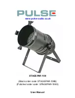 Предварительный просмотр 1 страницы Pulse STAGEPAR-108 User Manual