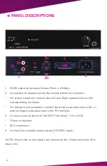 Предварительный просмотр 4 страницы PulseAudio PA2X25 Instruction Manual