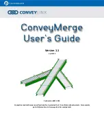 Pulseroller CONVEYLINX ConveyMerge User Manual preview