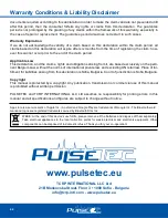 Предварительный просмотр 44 страницы PulseTec EXCEL 200 QUAD Instruction Manual