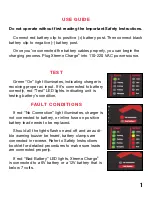 Предварительный просмотр 3 страницы PulseTech X2 xtreme charge Feature And Use Manual