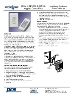 Preview for 1 page of PulseWorx KPCW6 Installation Manual And Owner'S Manual