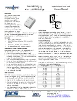 Preview for 1 page of PulseWorx PW513 Installation Manual And Owner'S Manual