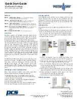 PulseWorx WS1D Quick Start Manual preview