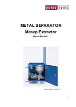 Pulsotronic Mesep Extractor 38...70 Series Manual preview