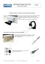 Preview for 5 page of Puma PRO25 User'S Manual And Installation