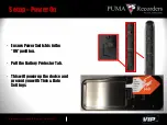 Предварительный просмотр 3 страницы Puma Puma-5 Setup And Usage