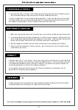 Предварительный просмотр 6 страницы Pump House PH-0.8L-HL Installation Instructions Manual