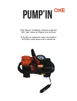 PUMP'IN ONE User Manual preview