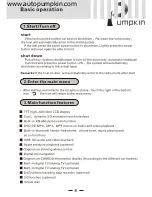 Preview for 5 page of Pumpkin Car A/V & Navigation System User Manual