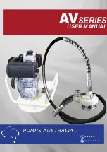 Pumps Australia AV Series User Manual предпросмотр