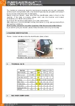 Предварительный просмотр 4 страницы Pumps Australia COMPACT 120/10 User Manual