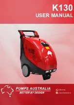 Предварительный просмотр 1 страницы Pumps Australia K130 User Manual