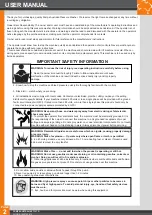 Preview for 2 page of Pumps Australia Volcano 3000 User Manual