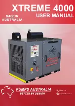 Pumps Australia Xtreme 4000 User Manual preview