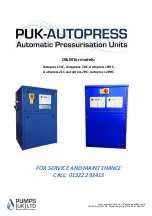 Pumps (UK) PUK Autopress 1HC Manual preview