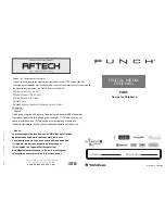 Предварительный просмотр 1 страницы punch PMX5 User Manual