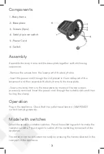 Предварительный просмотр 9 страницы Punktal PK-2200 CF Instruction Manual