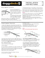 Preview for 2 page of PupGear Original doggydocks Installation Instructions