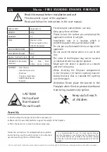 Preview for 3 page of Pur Line biochimenea Musia Installation Instructions Manual