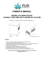 PUR PD-HEPA375VSC Owner'S Manual preview