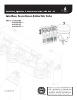 Предварительный просмотр 1 страницы Pura QCRO4V-50 Operating/Service Instructions Manual