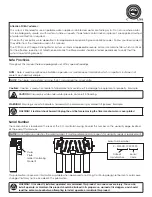 Предварительный просмотр 2 страницы Pura QCRO4V-50 Operating/Service Instructions Manual