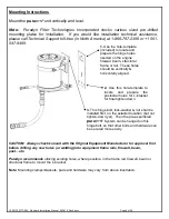 Preview for 6 page of puraDYN Millennium Technology Series Standard Installation Manual