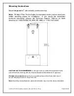 Preview for 6 page of puraDYN MTS 240 Standard Installation Manual