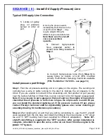 Preview for 7 page of puraDYN MTS 240 Standard Installation Manual