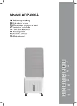 Preview for 1 page of PuraLuft ARP-800A Instructions For Use Manual