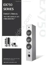 Предварительный просмотр 1 страницы Pure Acoustics EX750 Series Owner'S Manual