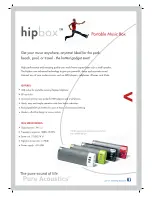 Preview for 2 page of Pure Acoustics HipBox Brochure & Specs