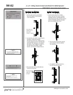 Предварительный просмотр 2 страницы Pure Acoustics IW-82 Owner'S Manual