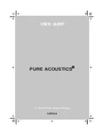 Pure Acoustics LORD-8 User Manual preview