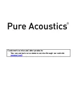 Предварительный просмотр 34 страницы Pure Acoustics Micro-103 Instruction Manual