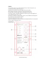 Preview for 2 page of Pure Acoustics MTX?250 User'S Manual - Safety Manual