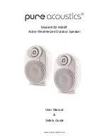 Предварительный просмотр 1 страницы Pure Acoustics OD-965BT User'S Manual - Safety Manual