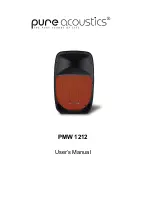 Предварительный просмотр 1 страницы Pure Acoustics PMW 1212 User Manual