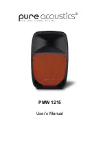 Pure Acoustics PMW 1215 User Manual preview