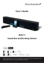 Pure Acoustics SBAR-51 User Manual preview