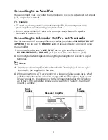 Preview for 6 page of Pure Acoustics SUB-80 User Manual