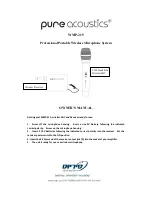 Pure Acoustics WMP-215 Owner'S Manual preview