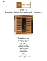 Предварительный просмотр 1 страницы pure cube CU570 Assembly Instructions Manual