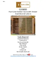 pure cube CU580D Assembly Instructions Manual предпросмотр